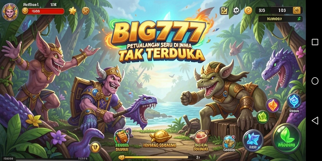Tampilan gameplay BIG777 yang menampilkan momen seru dari petualangan.