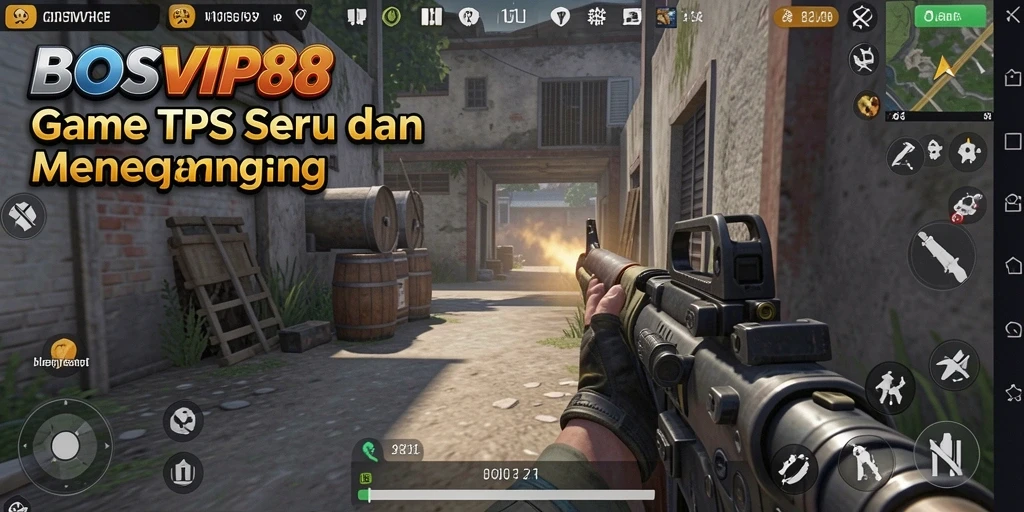 Screenshot dari gameplay seru BOSVIP88 dengan aksi menegangkan.