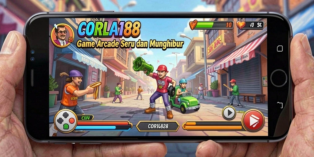 Tampilan utama gameplay CORLA188 yang seru dan menantang.