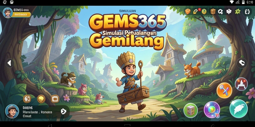GEMS365 menampilkan gameplay Simulation yang menarik dan penuh warna.