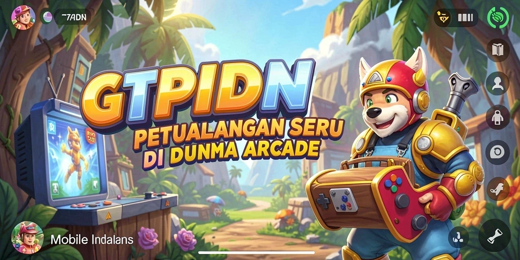 Screenshot GTPIDN menampilkan aksi seru dalam gameplay Arcade.