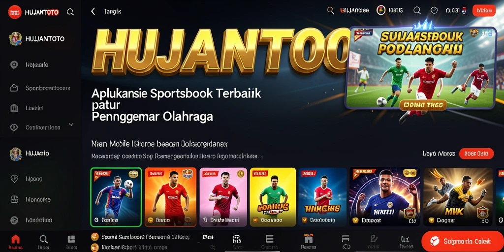Gameplay interaktif dalam aplikasi sportsbook HUJANTOTO.