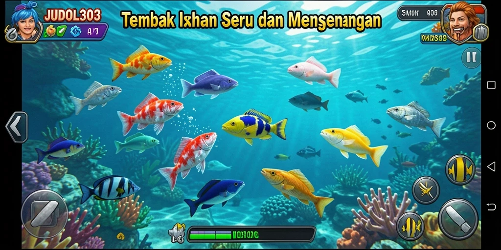 Screenshot utama gameplay Tembak Ikan di JUDOL303.