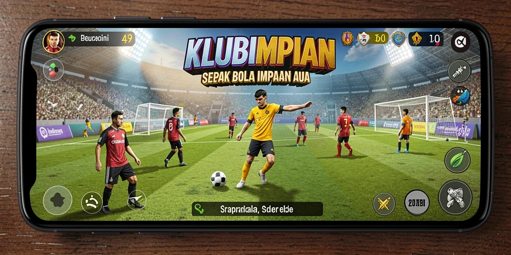 Tampilan gameplay yang seru dalam KLUBIMPIAN.