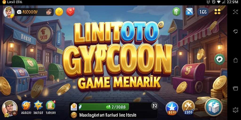 Screenshot gameplay LINITOTO yang menggambarkan keseruan Tycoon.