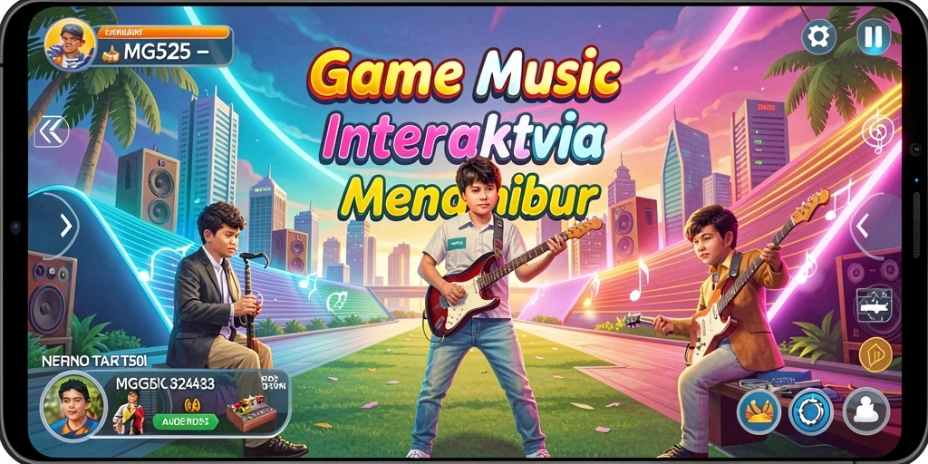 Tampilan gameplay menarik dari MG525 yang memukau.