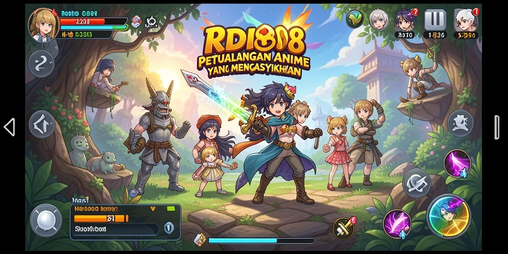 Tangkapan layar RDI88 menampilkan aksi gameplay yang memukau dalam dunia Anime.
